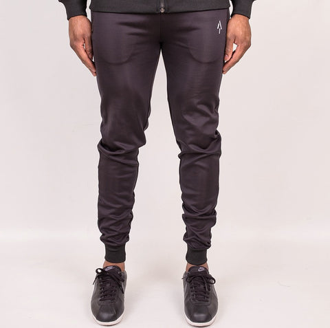 Black Polyester Essential Joggers